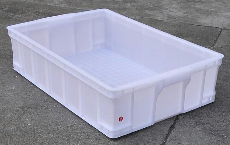 食品箱600-150塑料箱浅糕点专用麪包箱塑料物流周转箱厂家